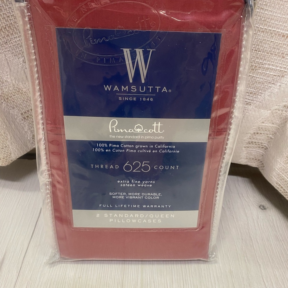 Wamsutta PimaCott Pillowcases in Rust- Set of 2
